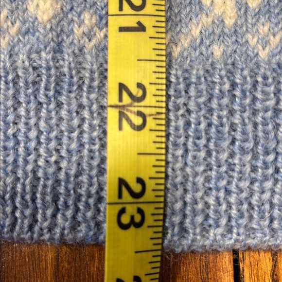 Vintage Ogilvie Snowflake Pattern/Fair Isle Sweater 100% Wool Size Petite Small - Picture 10 of 15